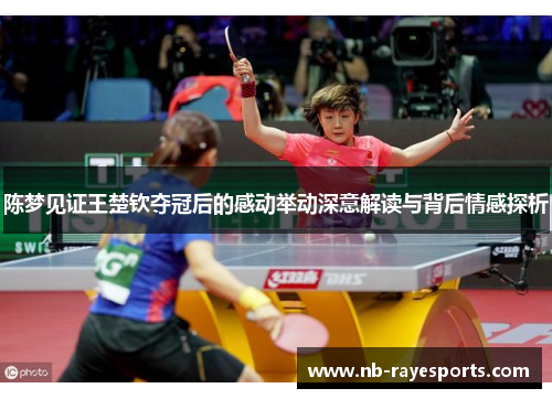 陈梦见证王楚钦夺冠后的感动举动深意解读与背后情感探析 陈梦见证王楚钦夺冠后的感动举动深意解读与背后情感探析